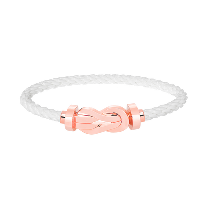 [Dawnora Jewelry]CHANCE LARGE 8 FIGURE BUCKLE NO DIAMOND BRACELET ROSE GOLD