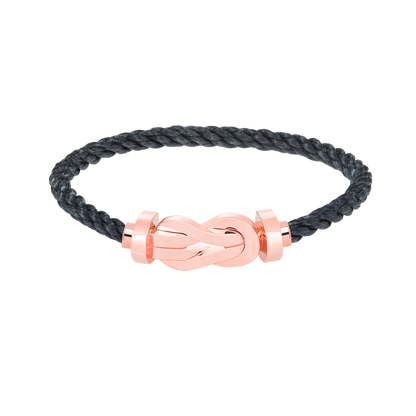 [Dawnora Jewelry]CHANCE LARGE 8 FIGURE BUCKLE NO DIAMOND BRACELET ROSE GOLD
