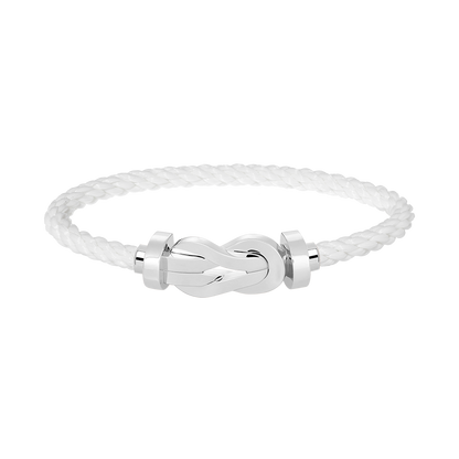 [Dawnora Jewelry]CHANCE LARGE 8 FIGURE BUCKLE NO DIAMOND BRACELET SILVER