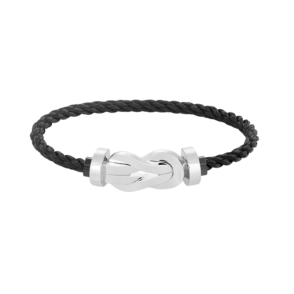 [Dawnora Jewelry]CHANCE LARGE 8 FIGURE BUCKLE NO DIAMOND BRACELET SILVER
