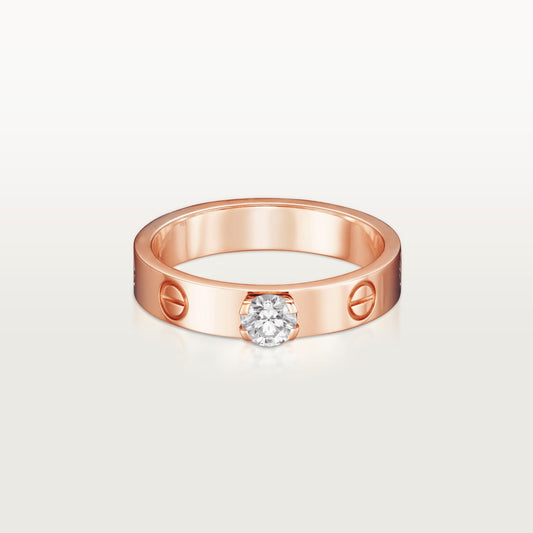 [Dawnora Jewelry]LOVE RING 3.6MM 1 BIG DIAMOND