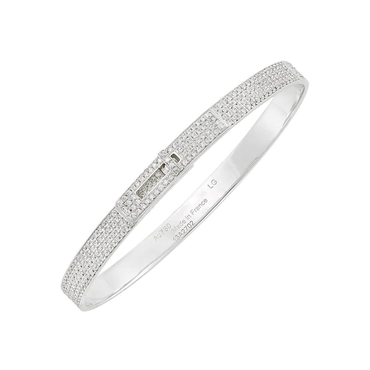 [Dawnora Jewelry]HM KELLY BRACELET IN SILVER AND FULL PAVE DIAMOND