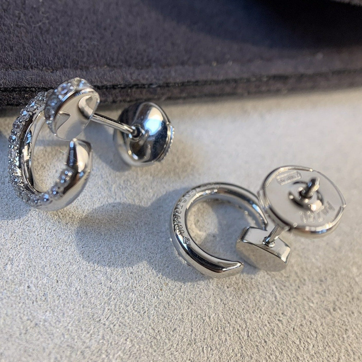 [Dawnora Jewelry]JUSTE EARRINGS SILVER DIAMONDS