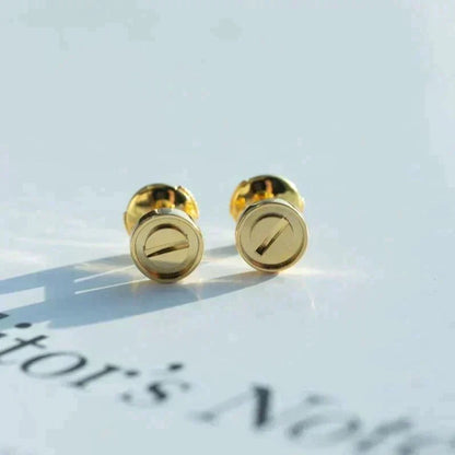 [Dawnora Jewelry]LOVE EARRINGS GOLD 10MM