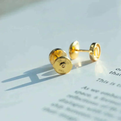 [Dawnora Jewelry]LOVE EARRINGS GOLD 10MM