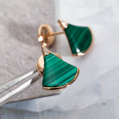 [Dawnora Jewelry]DIVAS DREAM EARRINGS PINK GOLD