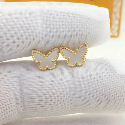 [Dawnora Jewelry]SWEET BUTTERFLY MOP EARSTUDS