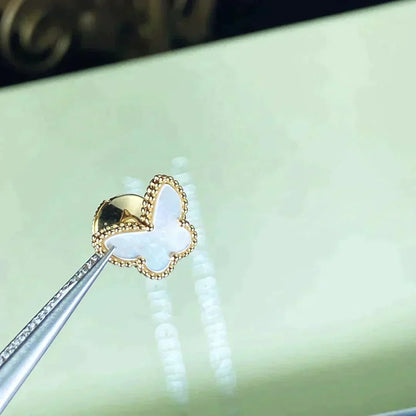 [Dawnora Jewelry]SWEET BUTTERFLY MOP EARSTUDS
