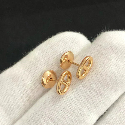 [Dawnora Jewelry]CHAINE SMALL EARRINGS GOLD AND SILVER