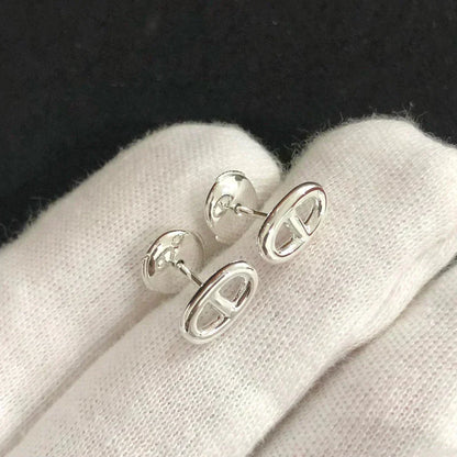 [Dawnora Jewelry]CHAINE SMALL EARRINGS GOLD AND SILVER