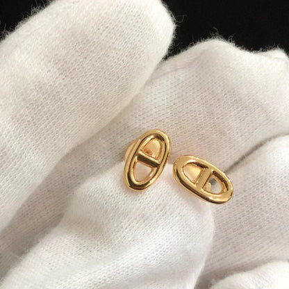 [Dawnora Jewelry]CHAINE SMALL EARRINGS GOLD AND SILVER