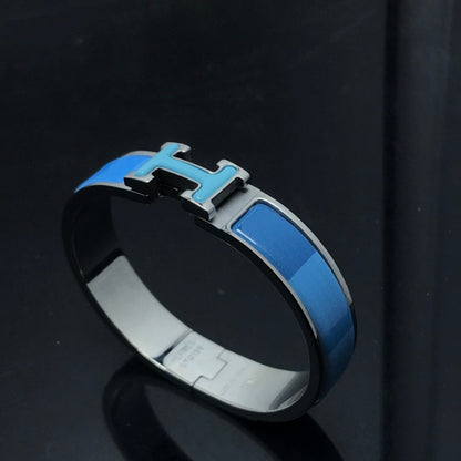 [Dawnora Jewelry]H BRACELET BLUE RAINBOW CERAMIC