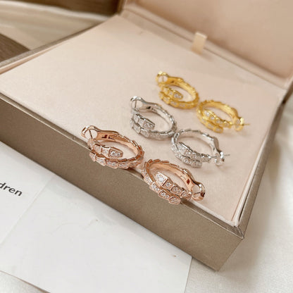 [Dawnora Jewelry]SERPENTI EARRINGS DIAMOND
