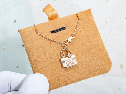 [Dawnora Jewelry]AMULETTE PEDANT ROSE GOLD NECKLACE