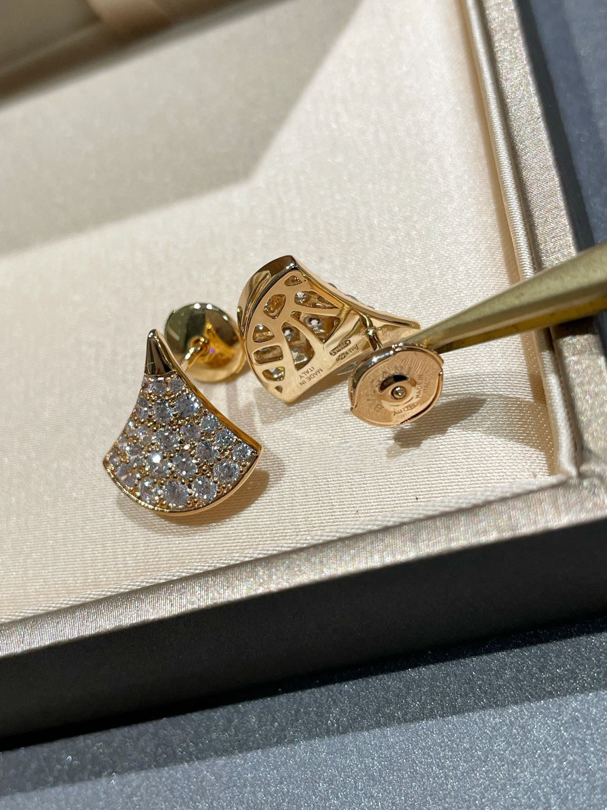 [Dawnora Jewelry]DREAM STUD EARRINGS DIAMOND