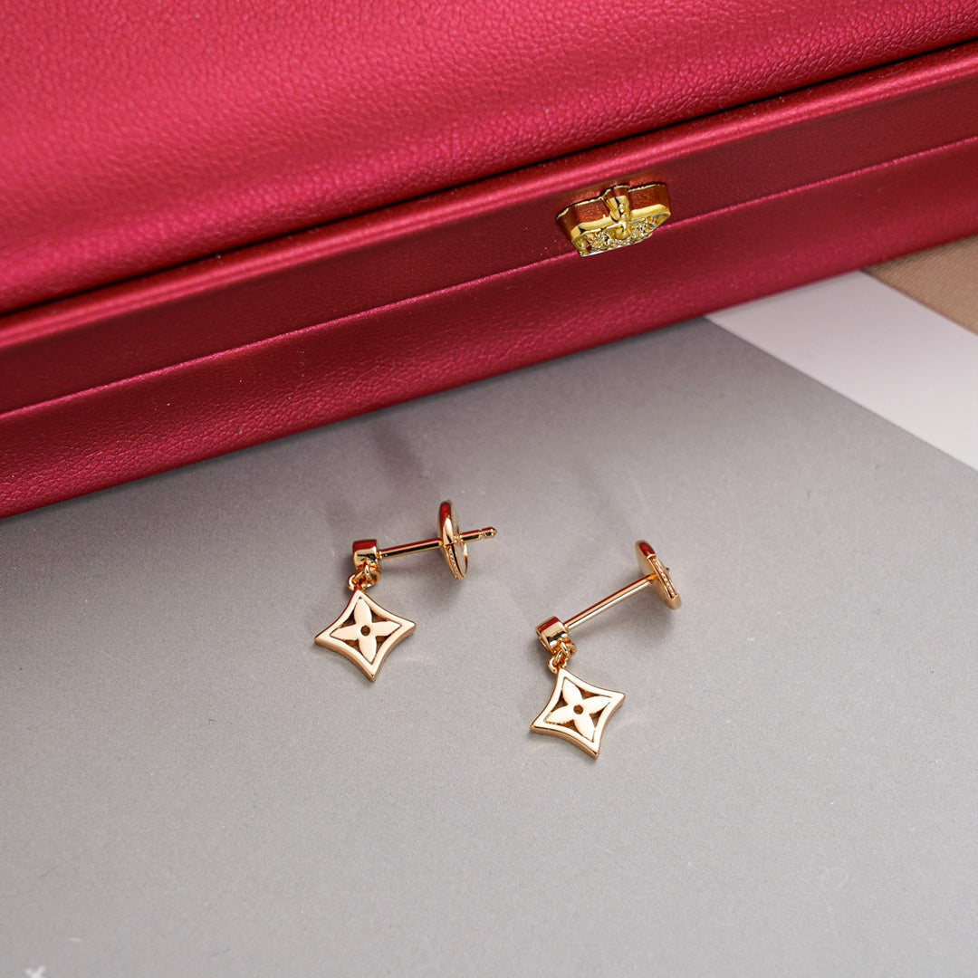 [Dawnora Jewelry]STAR EARRINGS GOLD