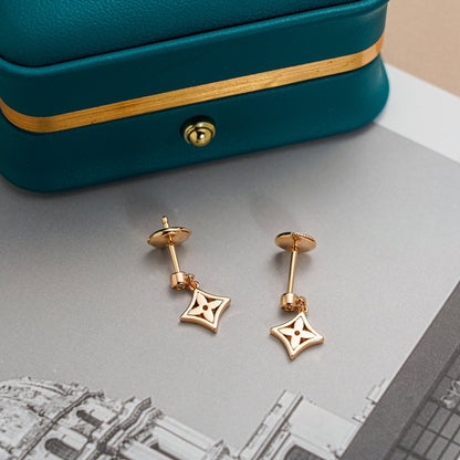 [Dawnora Jewelry]STAR EARRINGS GOLD