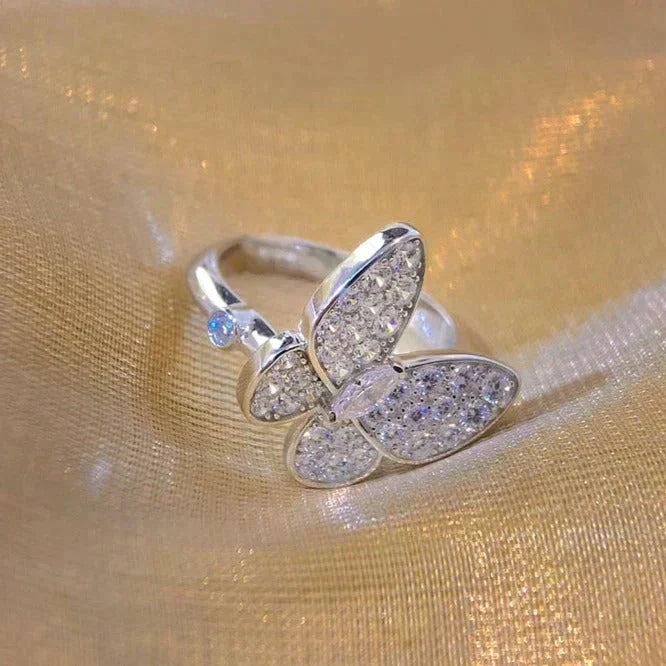 [Dawnora Jewelry]BUTTERFLY DIAMOND RING