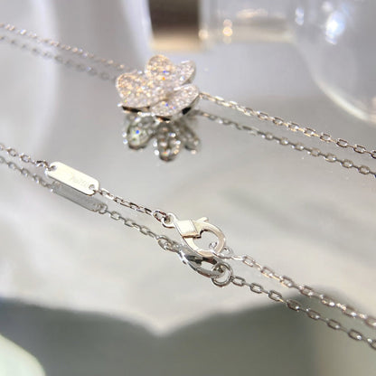 [Dawnora Jewelry]FLOWER DIAMOND NECKLACE