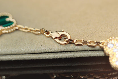 [Dawnora Jewelry]CLOVER 20 MOTIFS ONYX ROSE GOLD