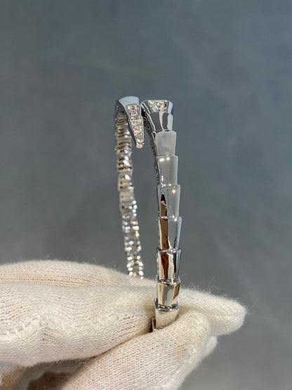 [Dawnora Jewelry]SERPENTI BRACELET DIAMONDS SILVER