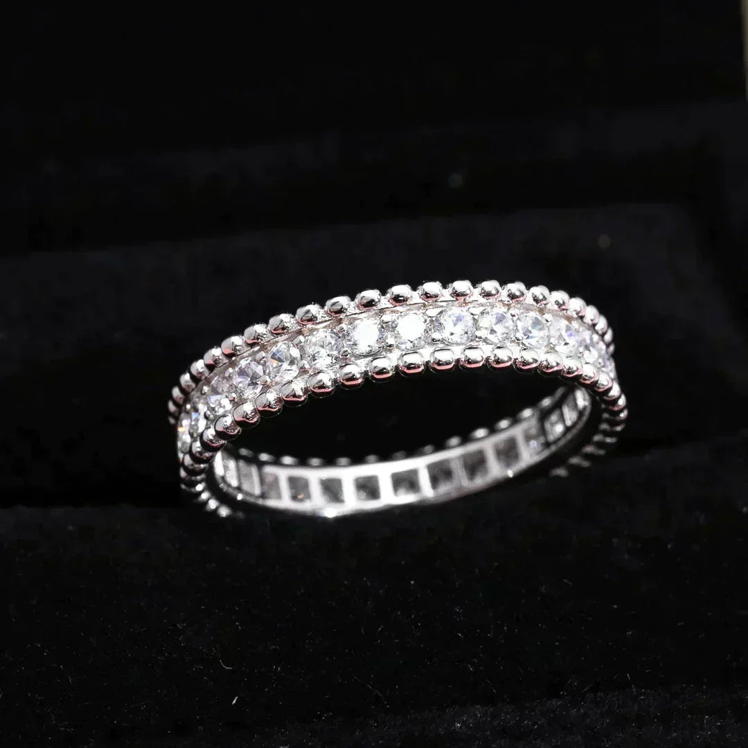 [Dawnora Jewelry]PERLEE DIAMOND SILVER RING