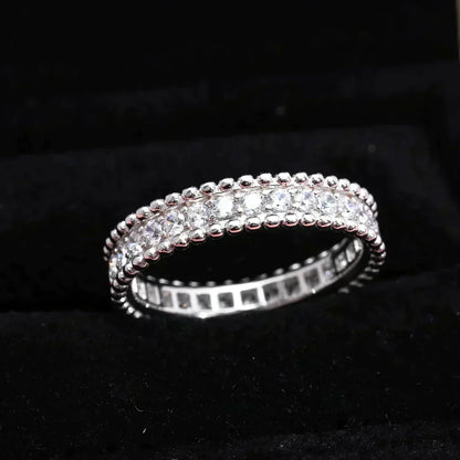 [Dawnora Jewelry]PERLEE DIAMOND SILVER RING