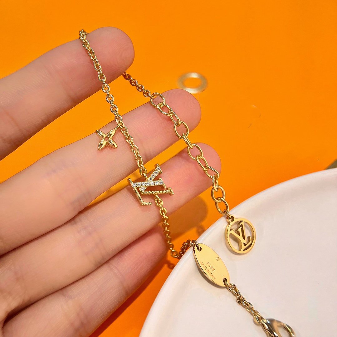 [Dawnora Jewelry]LOGO STAR MOTIF GOLD BRACELET