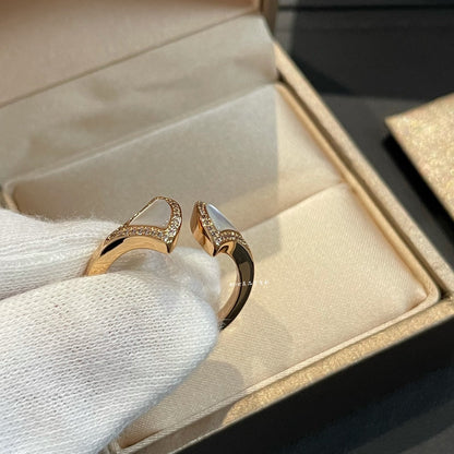 [Dawnora Jewelry]DREAM MOP DIAMOND OPEN RING