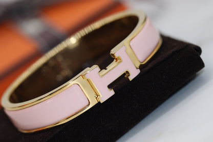 [Dawnora Jewelry]H BRACELET 12MM PINK