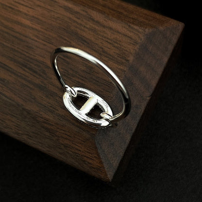 [Dawnora Jewelry]RONDE SMALL SILVER DIAMOND RING