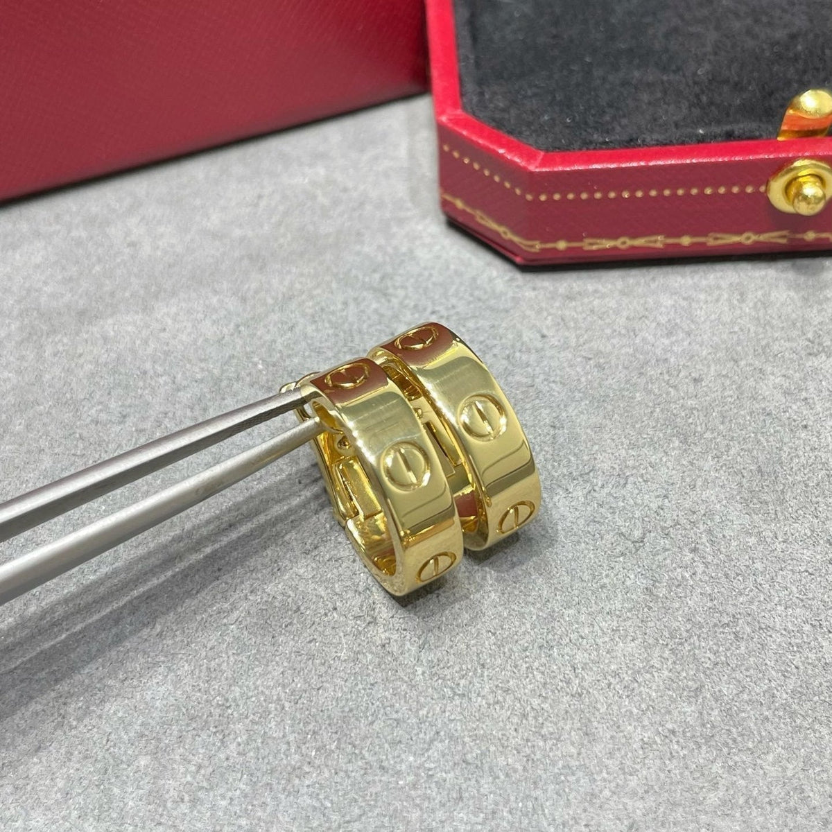 [Dawnora Jewelry]LOVE 5.5MM EARRINGS