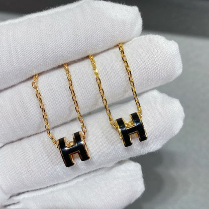 [Dawnora Jewelry]MINI POP H NECKLACE
