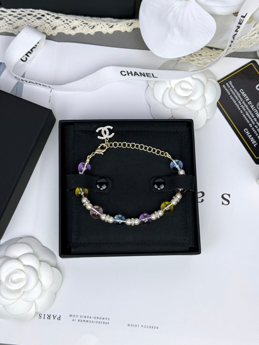 [Dawnora Jewelry]Colorful Transparent Resin Bracelet