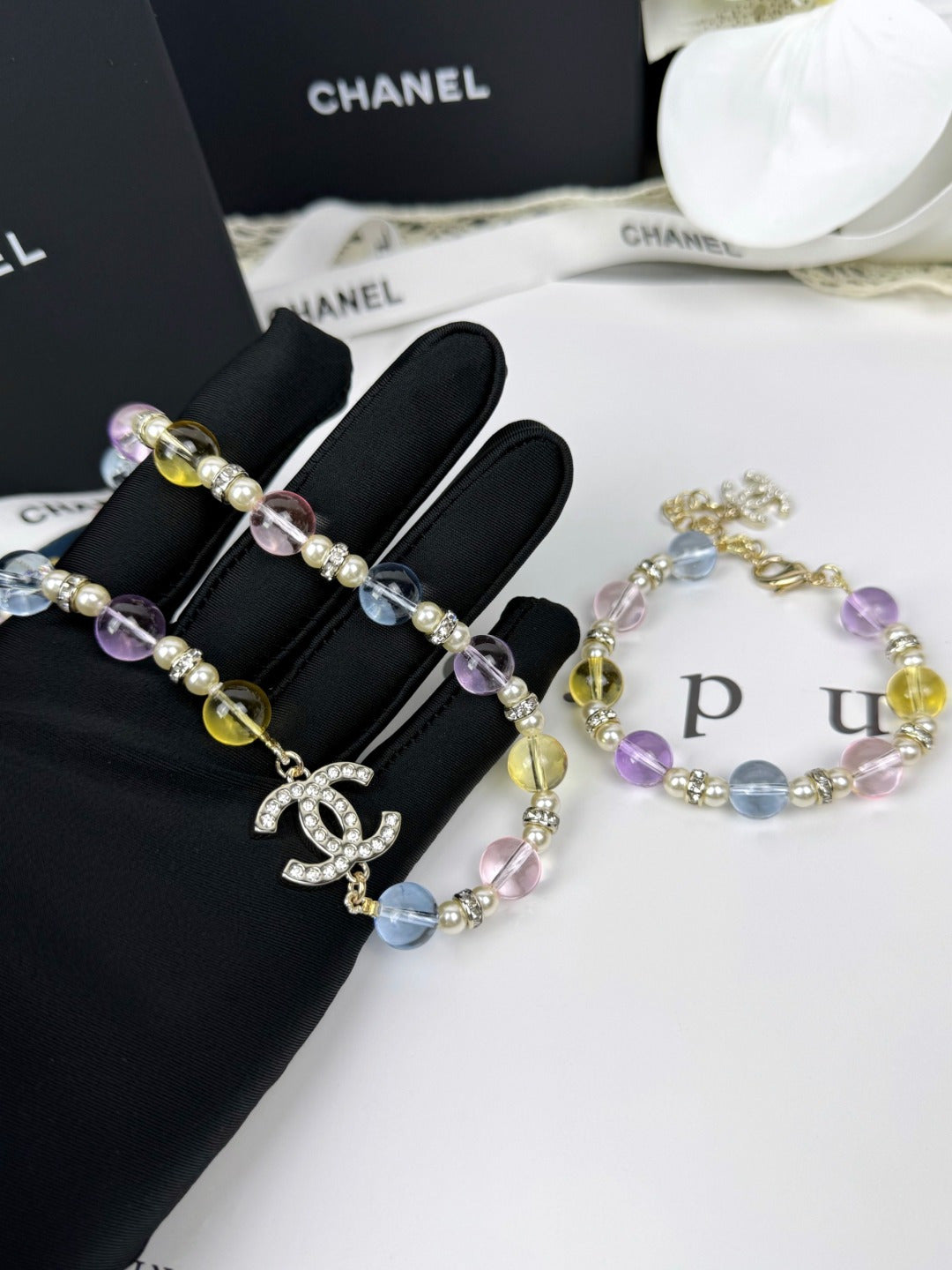 [Dawnora Jewelry]26C New Spring Collection Colorful Transparent Resin Necklace