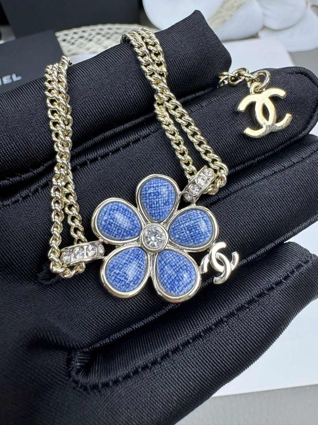 [Dawnora Jewelry]VOLTE New Blue Floral Double-Layer Bracelet