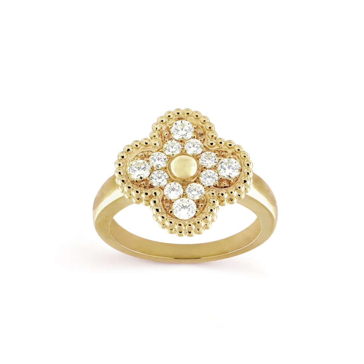 [Dawnora Jewelry]CLOVER DIAMOND RING