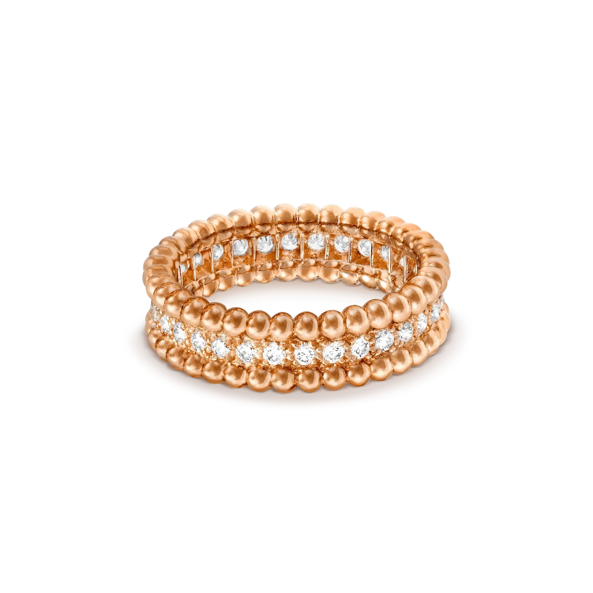 [Dawnora Jewelry]PERLEE DIAMOND ROSE GOLD RING