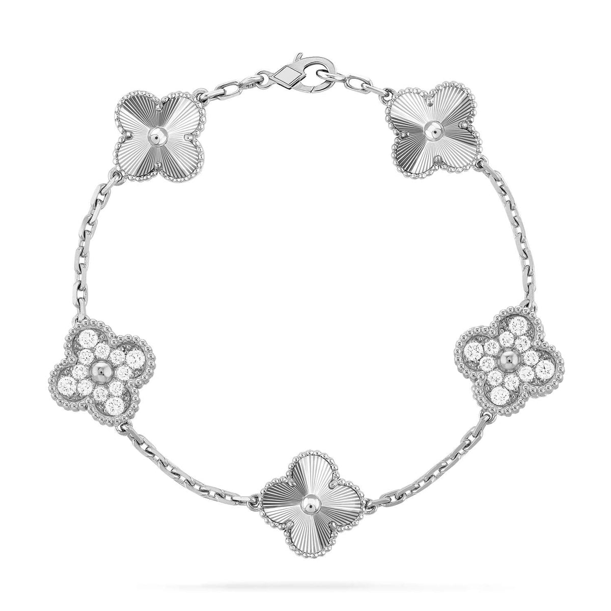 [Dawnora Jewelry] CLOVER 5 MOTIF LASER BRACELET COLLECTION