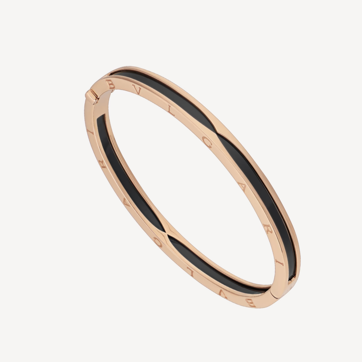 [Dawnora Jewelry]ZERO 1 PINK GOLD WITH BLACK CERAMIC BRACELET