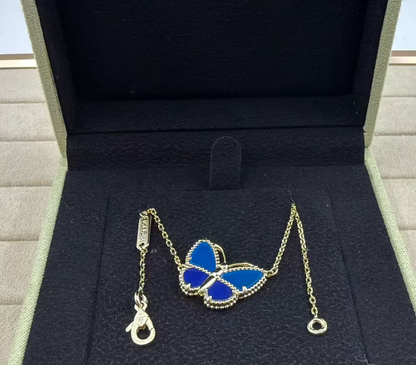 [Dawnora Jewelry]2026 NEW BUTTERFLY BLUE   NECKLACE