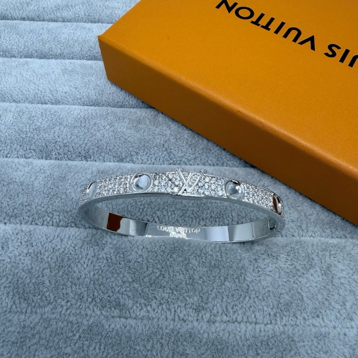 [Dawnora Jewelry]PAVE DIAMOND BANGLE