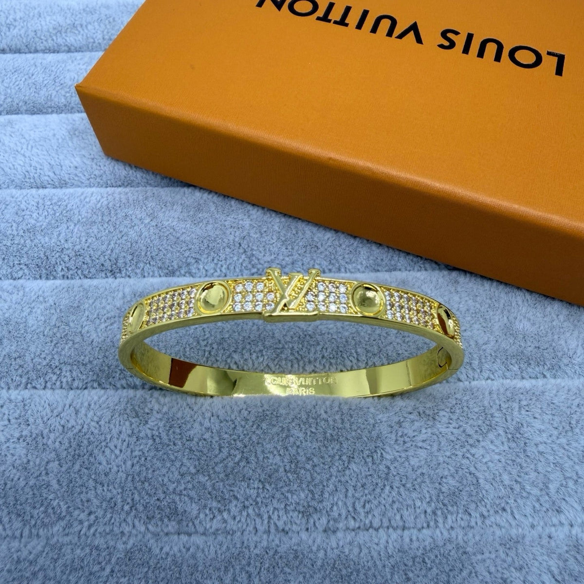 [Dawnora Jewelry]PAVE DIAMOND BANGLE