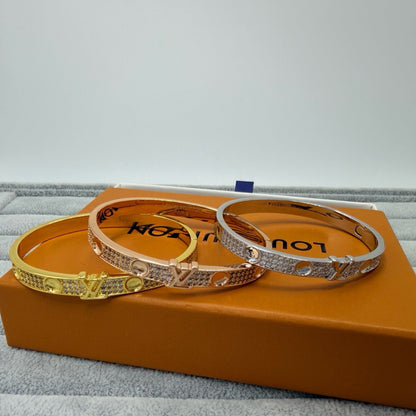[Dawnora Jewelry]PAVE DIAMOND BANGLE