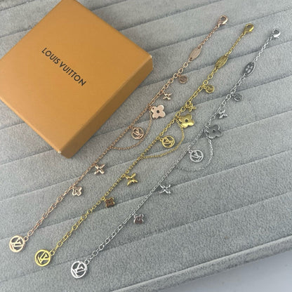 [Dawnora Jewelry]SMOOTH MULTI FLOWER BRACELET