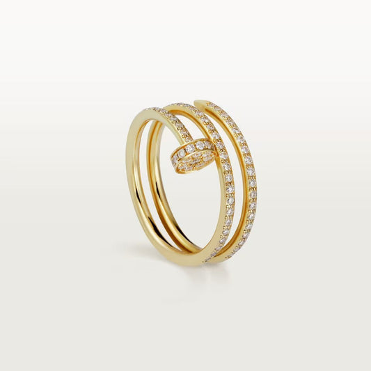 [Dawnora Jewelry]JUSTE RING 4.8MM FULL DIAMOND