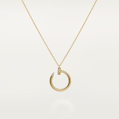[Dawnora Jewelry]JUSTE NECKLACE HALF DIAMOND