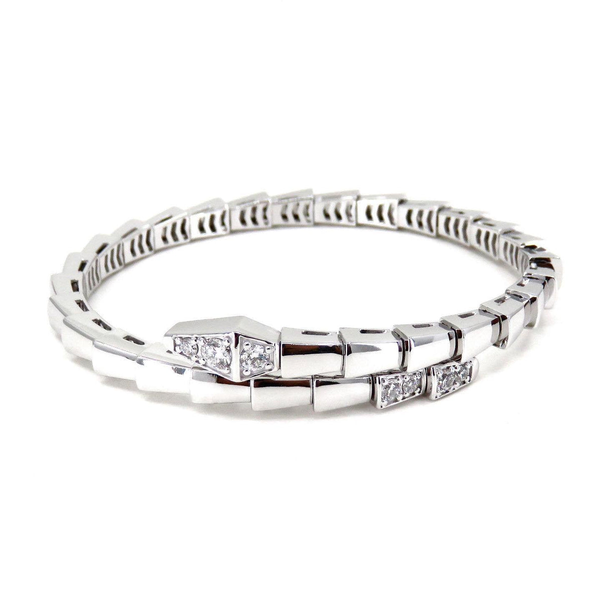 [Dawnora Jewelry]SERPENTI BRACELET DIAMONDS SILVER