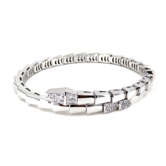 [Dawnora Jewelry]SERPENTI BRACELET DIAMONDS SILVER