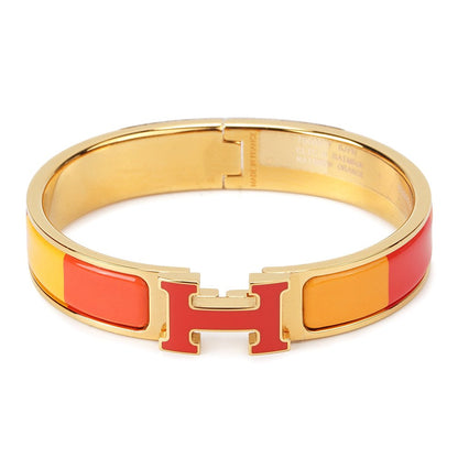 [Dawnora Jewelry]H BRACELET ORANGE RAINBOW CERAMIC